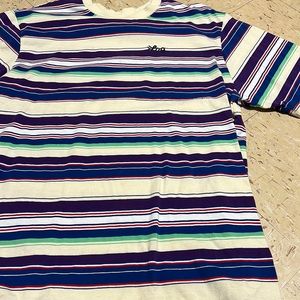 Multi colored stripe shirt